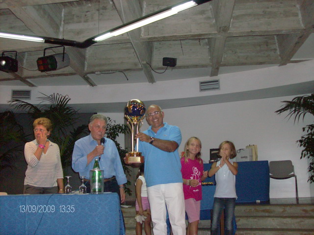 Amleto Muci, Campione Figs 2007 e 2008, Sabaudia (LT) settembre 2009, alla sinistra Lucia Correale e Sebastiano Di Paolo